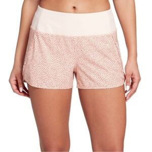 CALIA Womens Size S Pink Confetti Print Woven Performance Shorts